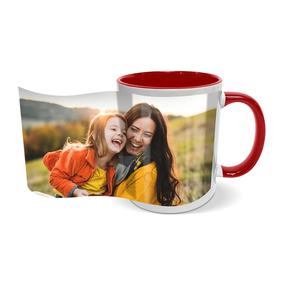 Colour Mug - Red - Image 3